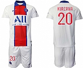 2020-21 Paris Saint-Germain 20 KURZAWA Away Soccer Jersey,baseball caps,new era cap wholesale,wholesale hats